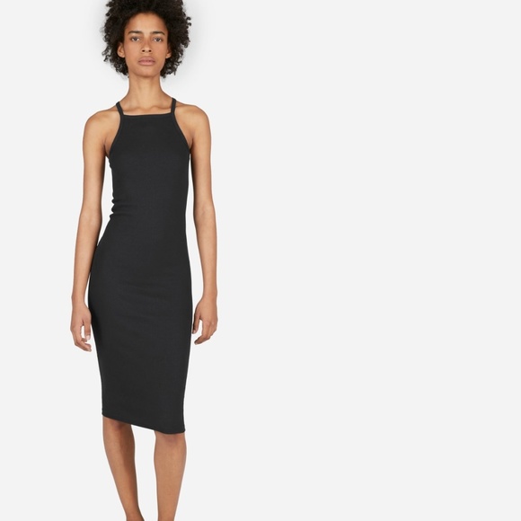 Everlane Pima Cotton Rib Cami Dress 